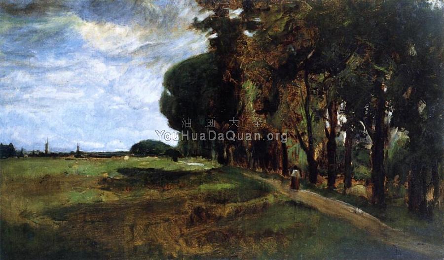 View near Polling - 约翰·亨利·特瓦克特曼